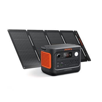 Jackery Explorer 2000 Plus with solar panel for RV trips