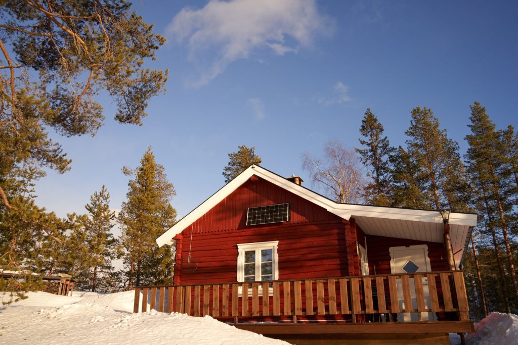 Solar power for an off-grid cabin